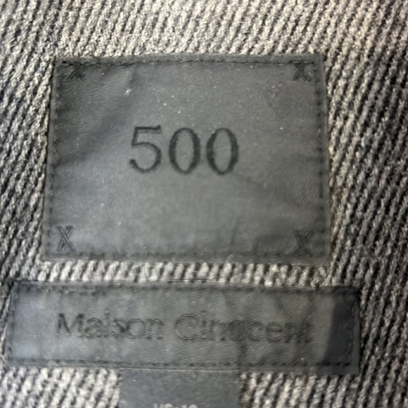 The Maison Cinqcent 500 Grey Wool Blazer Coat - Picture 6 of 10